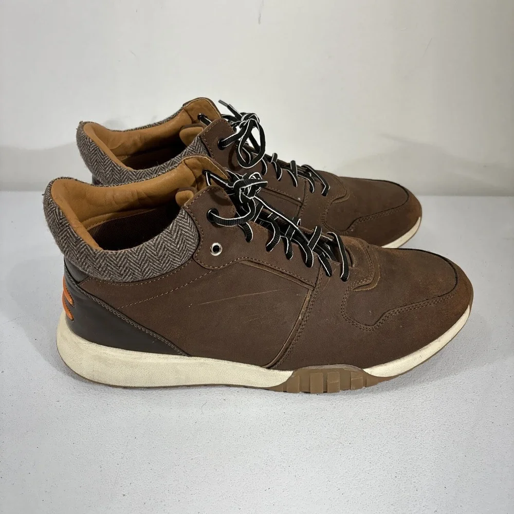 Steve Madden Men's Hamils High-Top Sneakers Shoes Brown Size US 12 M
